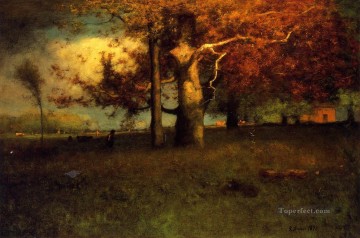 初秋のモントクレアの風景 トーナリスト ジョージ・インネス Oil Paintings
